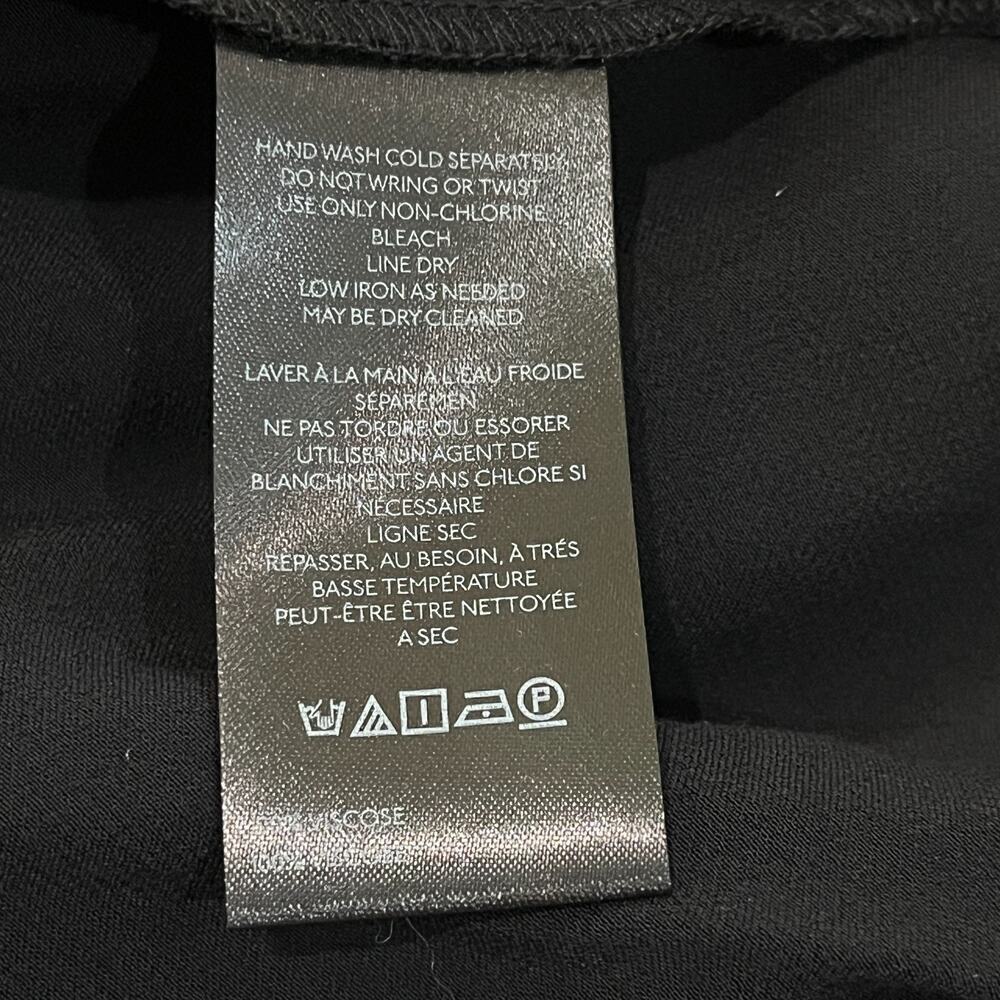 NWT Anthropologie The Tilda Satin Slip Dress Black Strapless Sz XS - Picture 10 of 11